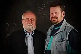 Krzysztof Penderecki & J.Pijarowski - session photo pour l'album The dream Off Penderecki (pl). (2010)