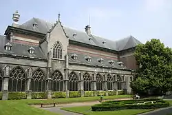 2007 : le cloître de l'ancienne abbaye Saint-Martin de Tournai.
