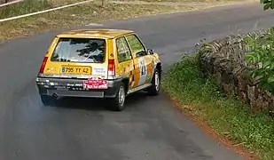 Super 5 GT Turbo en Rallye.