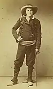 Portrait d'un homme de Pleyben vers 1870 (photographie de Joseph Villard).