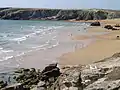 Quiberon : la "Côte Sauvage".