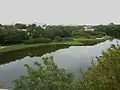 Les rives de Penfeld vues (vers l'aval) du pont de la Villeneuve