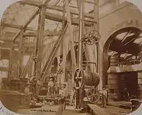la grande fonderie de l'arsenal de Brest (1858)