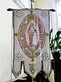 Bannière de procession de sainte Anne.