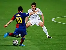 Messi en finale de Ligue des champions 2009