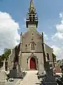 L'église paroissiale Daint-Justin (façade).