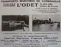 Publicité en faveur des croisières sur l'Odet (vers 1930)
