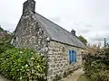 L'ancien village des Plomarc'h : une des maisons.