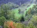 Vallée Junyent dans la Serra de Catllaràs.