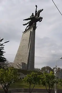 Statue de Chollima construite en 1961.