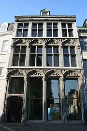 Immeuble Au Blan Lévrié, (façade avant), Grand Place n° 35