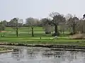 Le golf de Baden (Morbihan), situé sur la rive gauche de la Rivière d'Auray.