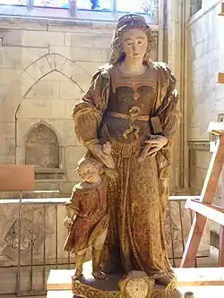 Statue de Saint-Cyr-et-Sainte-Julitte.