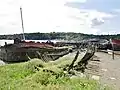 Le cimetière de bateaux de Kerhervy.