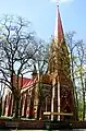 Église dans la vieille ville de Police (XIXe siècle).