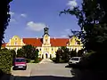 Vue des bâtiments du monastère.