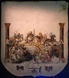 Tablier de Chevalier d'Orient (France, XVIIIe siècle).
