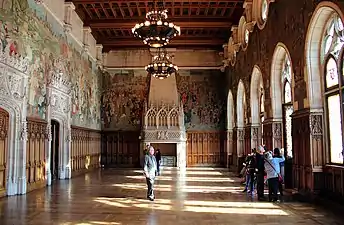 Salle des fêtes de l'hôtel de ville.