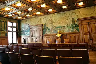 salle des mariages de l'hôtel de ville.