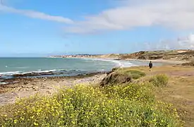 La baie d'Ambleteuse et les dunes de la Slack.