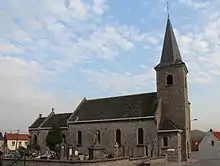 Le chœur et la sacristie de l'église Saint-Amand à Ere