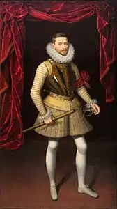 Portrait d'Albert d'Autriche par Frans Pourbus le Jeune (vers 1599-1600).