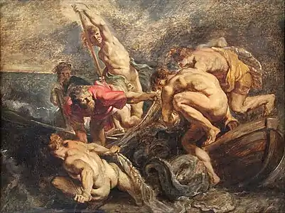 Peter Paul Rubens, La Pêche miraculeuse, vers 1610