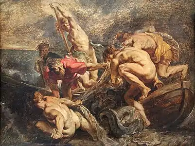 La Pêche miraculeuse, 1610 Pierre Paul Rubens