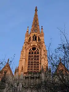 Clocher de l'église Saint-Maurice.