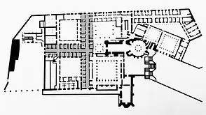 Dortoirs Renaissance (en gris).