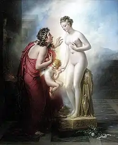 Girodet, Pygmalion et Galatée, 1819, château de Dampierre