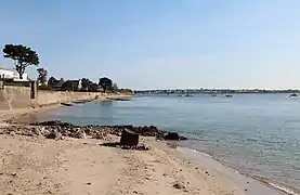 Le quai de l'Embarcadère à Port-Larmor.