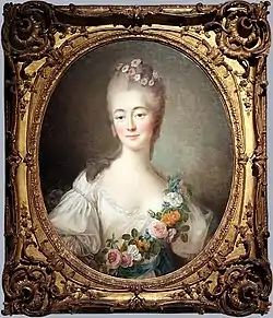 Portrait de la comtesse Du Barry en Flore.