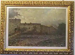 Dopo la pioggia (Après la pluie), 1930, huile sur panneau, collection privée.