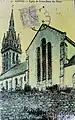 L'église Notre-Dame-des-Fleurs au début du XXe siècle (avant sa destruction pendant la Seconde Guerre mondiale).