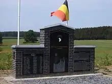 Monument à la E Company à Foy (Bastogne), à proximité du Bois Jacques