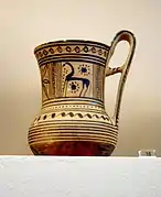Cruche au cheval. Attique, VIIIe siècle.Musée du Céramique