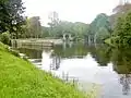 L'écluse de Toul-ar-Rodo sur le Canal de Nantes à Brest (Aulne canalisée) en amont de Châteaulin