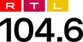 Logo de 104.6 RTL à partir du 27 juin 2023.