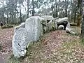 Le dolmen de Mané er Roc'h.