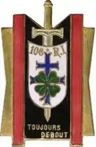 Insigne du 106e régiment d’infanterie de ligne