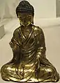 Statue en bronze représentant Siddhartha Gautama datant de la dynastie Liao