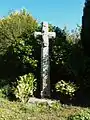 La croix de Croaz Nevez (Croix Neuve) en bordure de l'ancienne voie romaine.