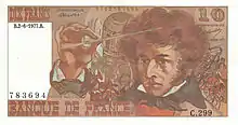 10 francs Berlioz, Face recto