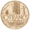 10 francs Mathieu 1987  revers