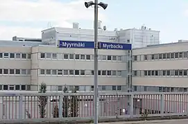 La gare de Myyrmäki.