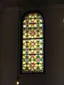 Un des vitraux de la synagogue