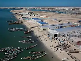 Entrepôts du port artisanal de pêche de Nouadhibou