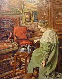 Intérieur d'atelier à la chatte siamoise (1909), huile sur toile, Paris, musée d'Orsay.