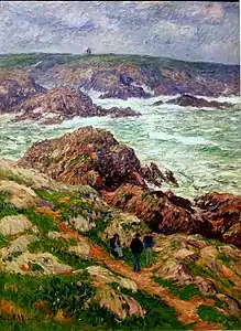 Henry Moret, Gros temps à Doëlan.